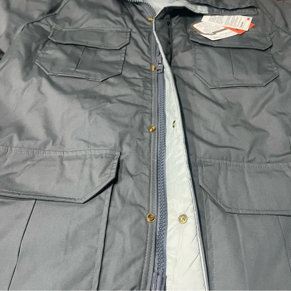 NWT Vinatge Woolrich Insulated Long Parka Jacket Hooded medium Made USA …